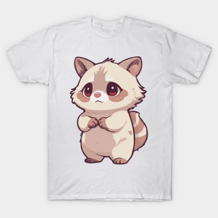 kawaii albino raccoon T-Shirt